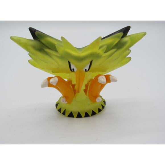 Zapdos Translucent Figure Pokemon Finger Puppet Bandai CGTSJ 1997 Nintendo - Picture 2 of 12